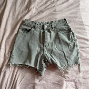 Vintage Green Shorts